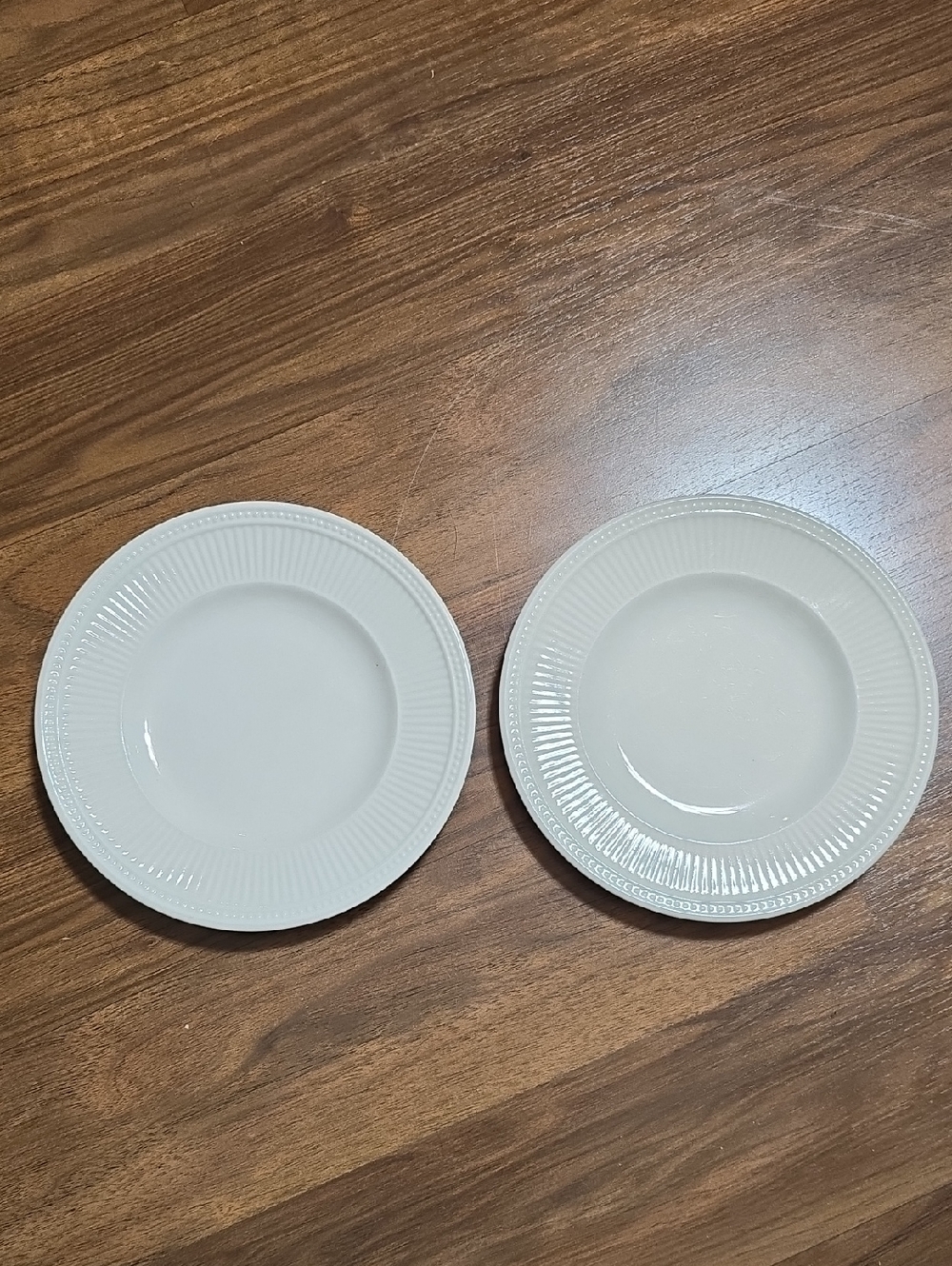 Wedgwood Windsor Ribbed & Dot Edge Bread And Butter Plates (Set of 2)